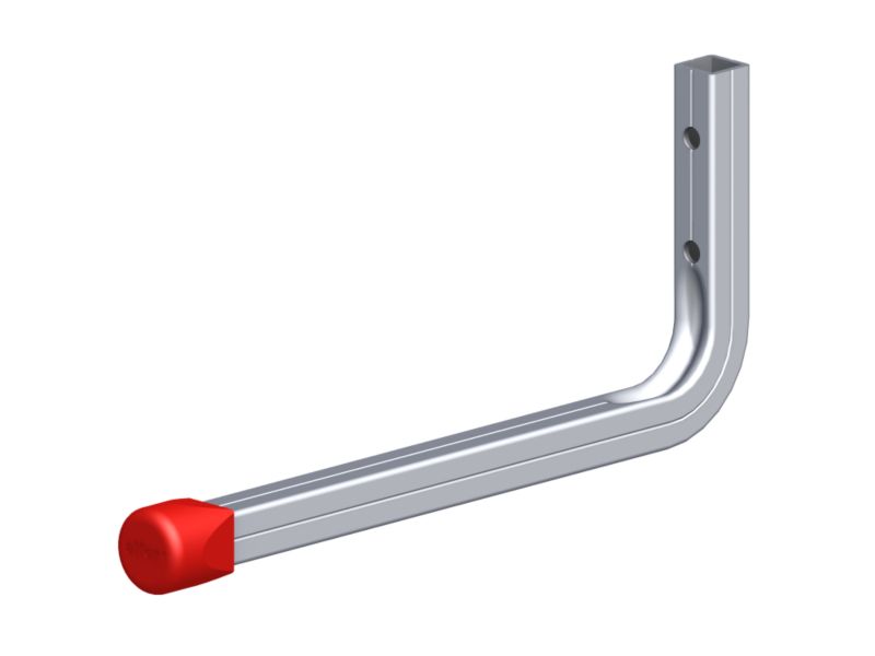 Aluminium Straight Wall Hook 90mm