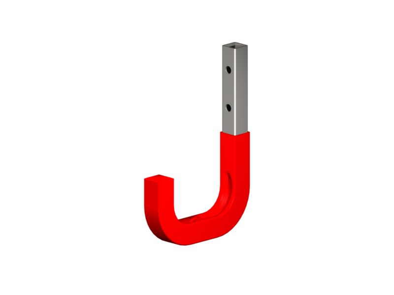 Steel Wall Hook 80mm