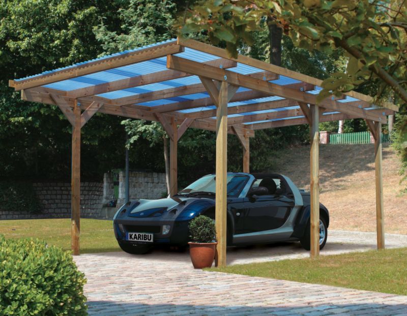 KARIBU Standard Single Carport (H) 2.29m x (W) 2.68m x (L) 3.87m