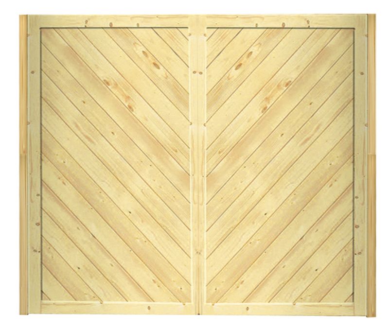 Karibu Bergen Double Garage Doors
