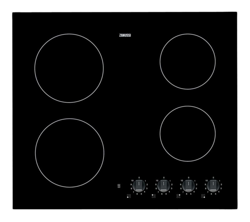 Zanussi 60cm Ceramic Hob Black ZVM640F