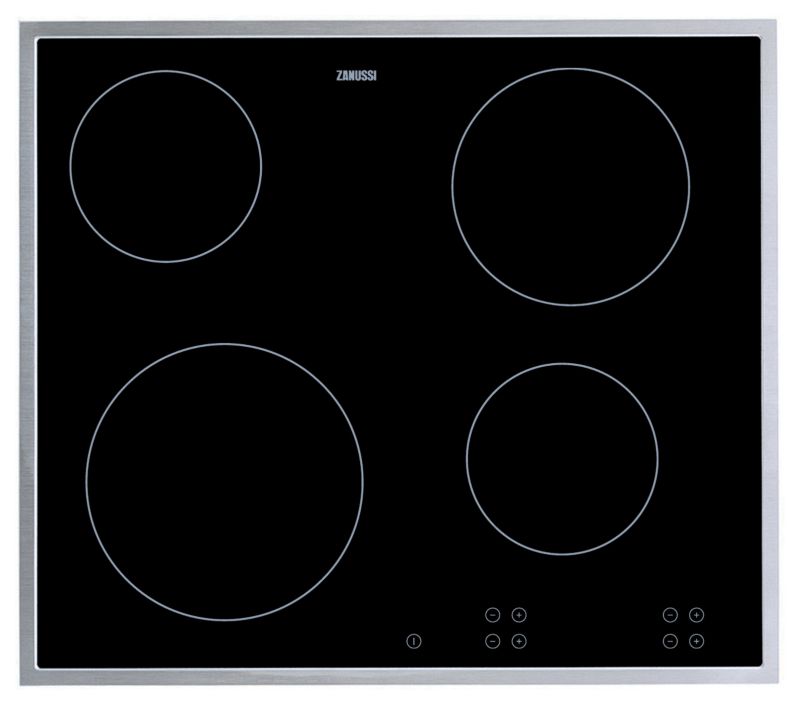 Zanussi 60cm Touch Control Ceramic Hob Black ZVT64X