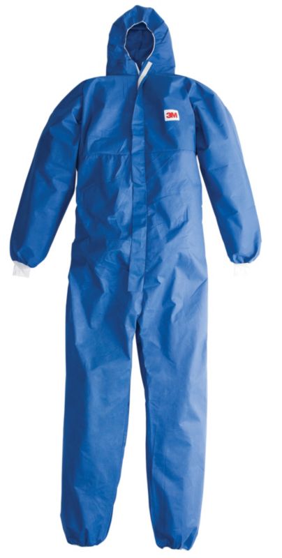 3M Blue Disposable Hooded Coverall XL Chest 48821150 inch