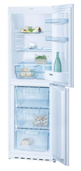 Bosch Freestanding Fridge Freezer KGV28V01GB White