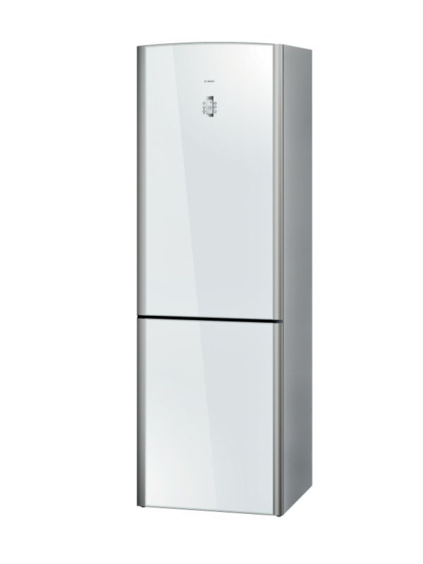 Bosch Freestanding 60/40 Frost Free Fridge Freezer Premium White Glass KGH36S20GB (H)1850 x (W)640 x (D)640mm