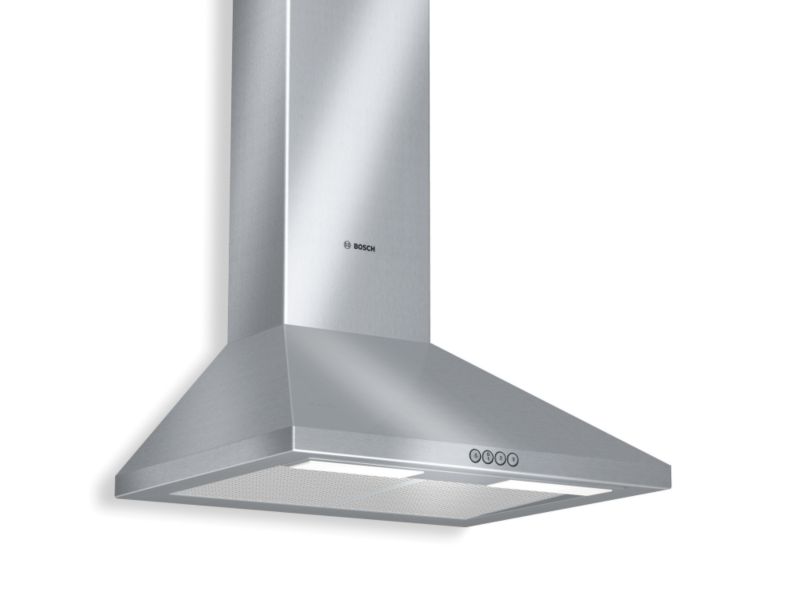 Bosch Chimney Hood Brushed Steel DWW062450B H793 970 x W600 x D500mm