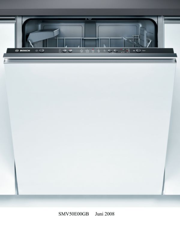 Bosch BuiltIn Logixx Dishwasher White SMV69T10GB (H)815875 x (W)598 x (D)550mm