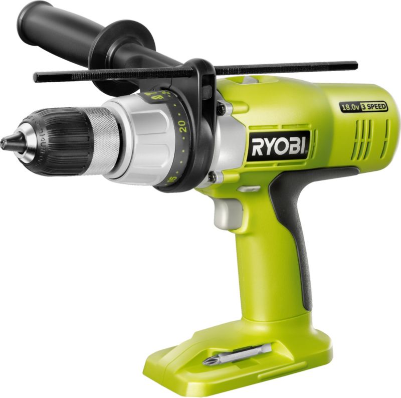 Ryobi One Plus 18V 3 Speed Combi Drill Green