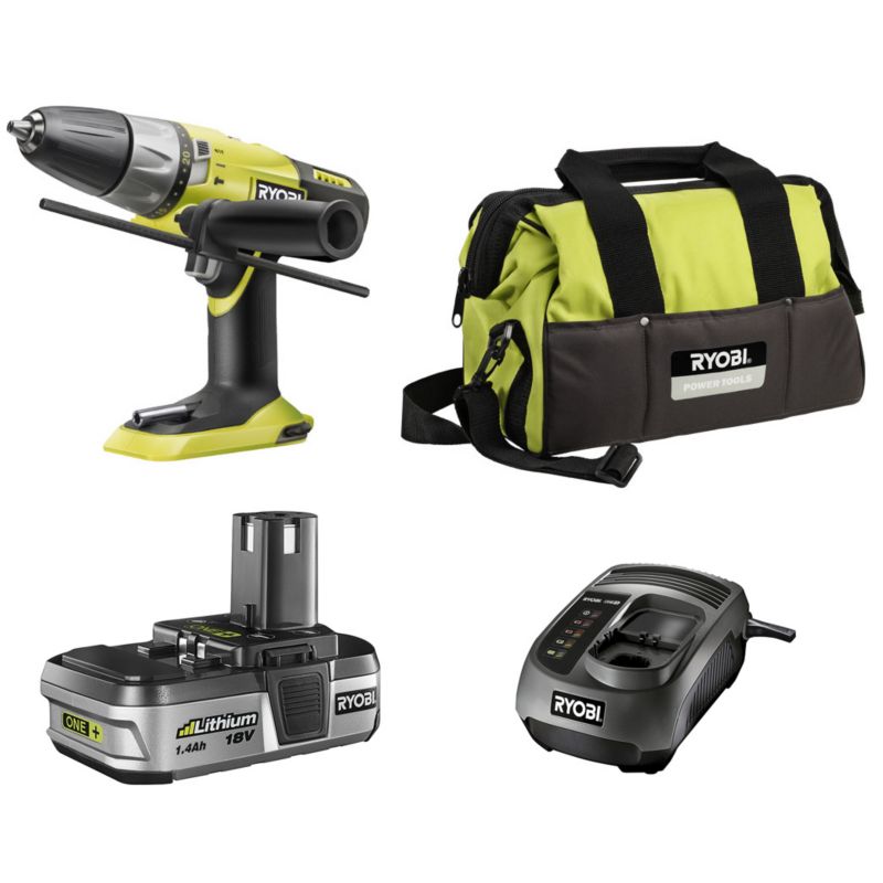 Ryobi One Plus Li-ion 18V Starter Kit Green