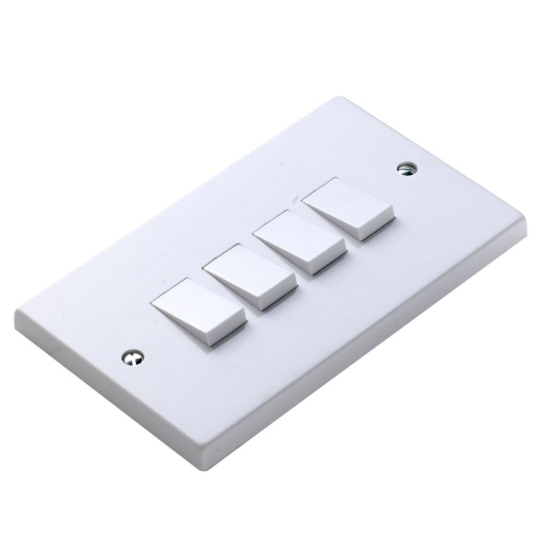 Marbo Light switch Quad 6Ax 2 Way