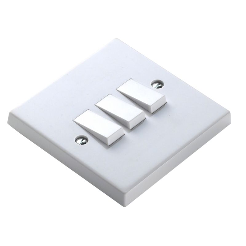Marbo Light switch Triple 2 Way 6Ax