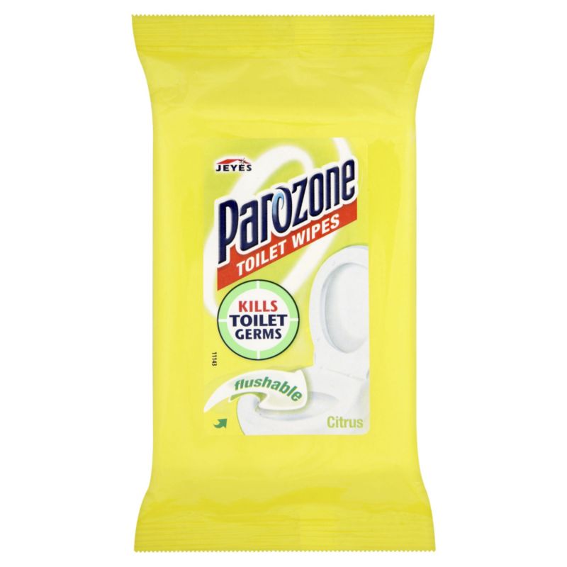 Parazone Citrus Toilet Wipes