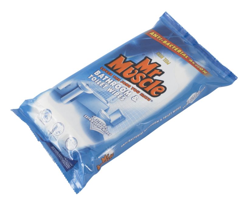 Mr Muscle Bathroom and Toilet Wipes