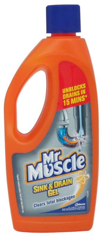 Mr Muscle Sink amp Plughole Unblocker 500ml