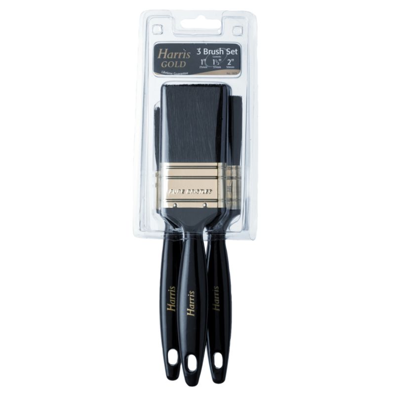 Harris Gold 3 Paint Brush Pack