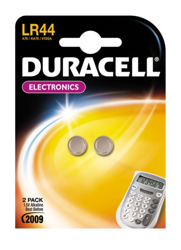 Alternative image for Duracell Electronic Button Cells Silver Effect Pack Of 2