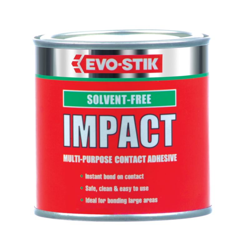 Evo Stik Multi Purpose Impact Instant Contact Adhesive Solvent Free Tin 250ml