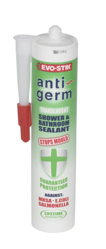 Evo Stik Anti Germ Shower and Bath Sealant Translucent