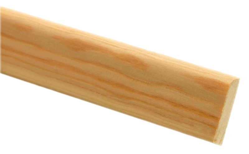 Richard Burbidge Flat D Shape Moulding FB410 Pine L2400 x W34 x T8mm