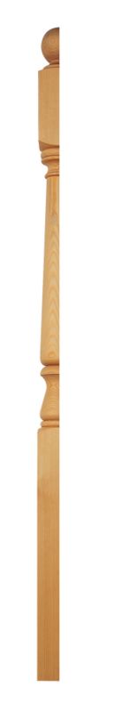 Richard Burbidge Pine Half Newel CNP1330PH L1330mm x W82mm
