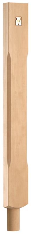 Richard Burbidge Hemlock Stop Chamfer Half Newel SCN160DH L725 x W41 x H82mm