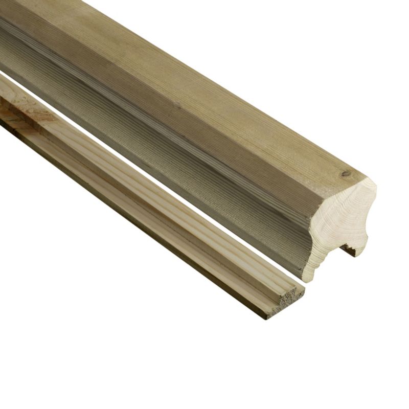 BandQ Traditional Handrail L2400mm