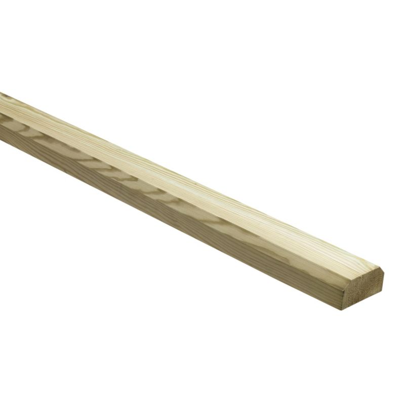 BandQ Stop Chamfered Base Rail L2400mm