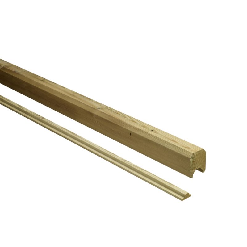BandQ Stop Chamfered Handrail L2400mm
