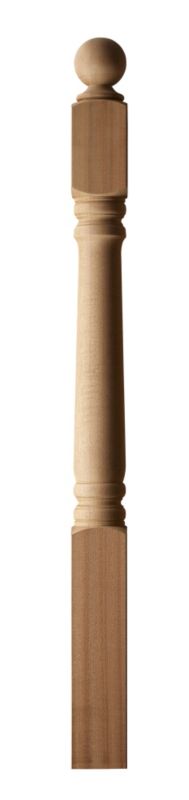 BandQ Hardwood Colonial Post L1195mm