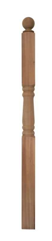 BandQ Hardwood Step Top Colonial Post L1400mm