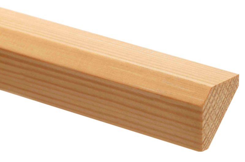 Richard Burbidge Triangular Bead Moulding FB342 Pine L2400 x W20 x T20mm