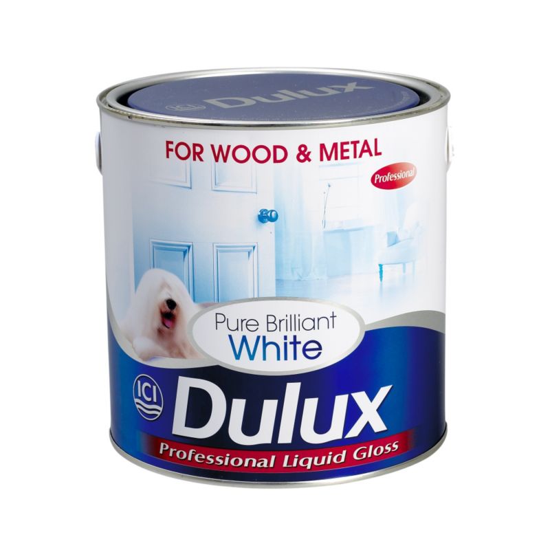 Dulux Professional Liquid Gloss Paint Pure Brilliant White