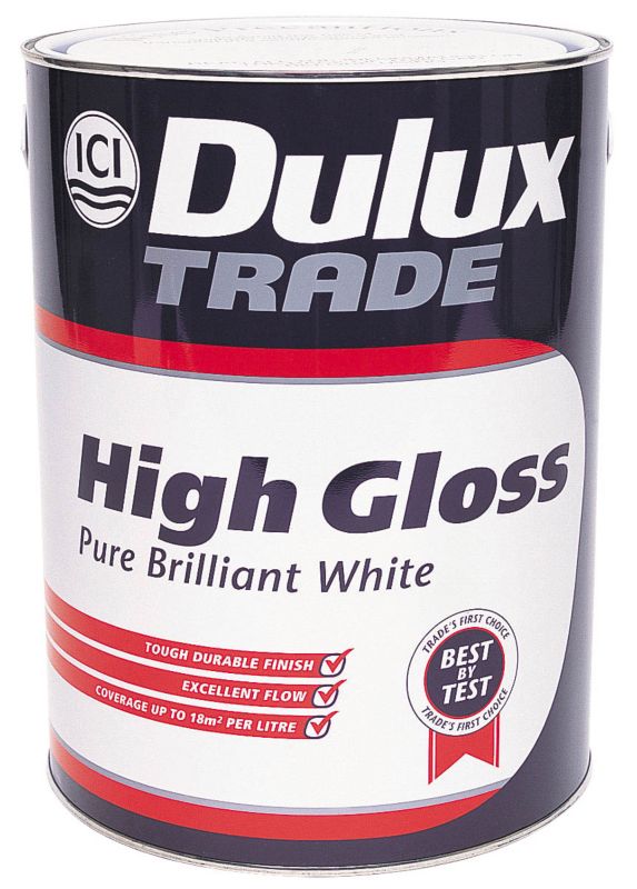 Dulux Trade High Gloss Paint Brilliant White