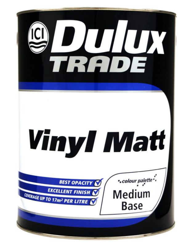 Dulux Trade Matt Paint Base Medium 5L