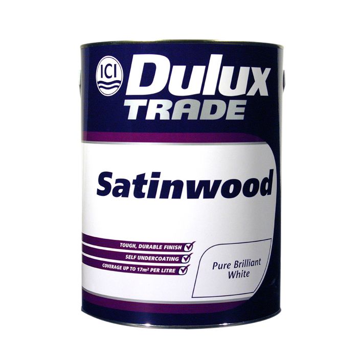 Dulux Trade Satinwood Paint Brilliant White