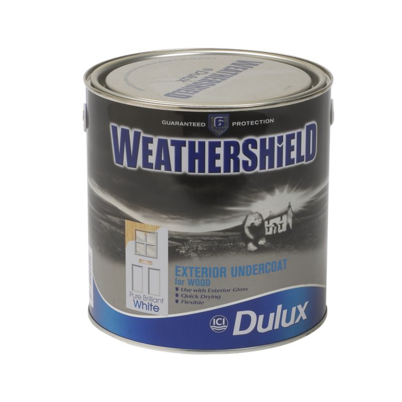 Dulux Weathershield Paint Flexible Undercoat Brilliant White 25L