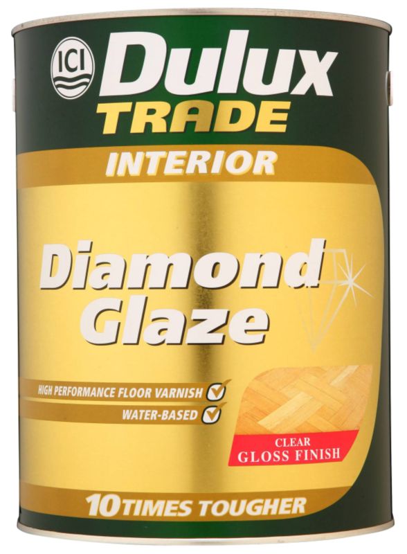Trade Diamond Glaze A816000109A Clear Gloss Varnish 5L