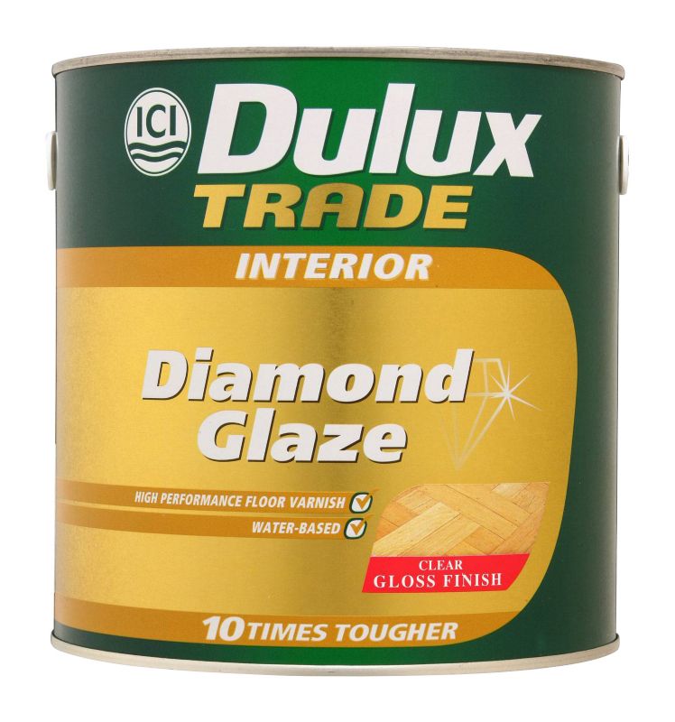 Dulux Trade Diamond Glaze A816000108A Clear Gloss Varnish 2.5L