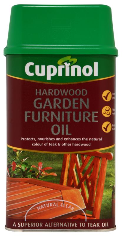 Cuprinol Hardwood Garden Furniture Oil Clear 1L