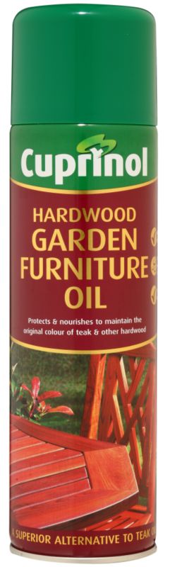 Cuprinol Hardwood Furniture Oil Aerosol Clear 1L
