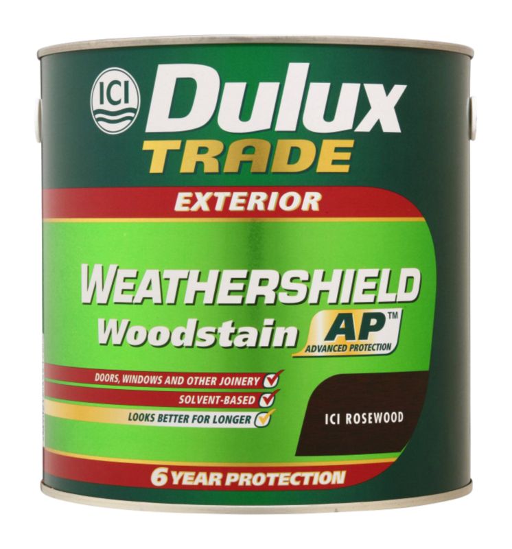 Trade Weathershield Woodstain Application A106011209A Rosewood 2.5L