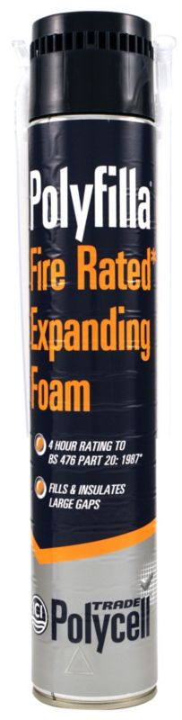 Polycell Trade Fire Rated Polycell Squeeze amp Fill Water Resistant PC4610010 Yellow