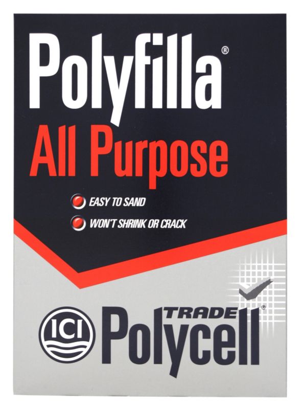 Polycell Trade Polyfilla All Purpose Fill Grey 2kgs