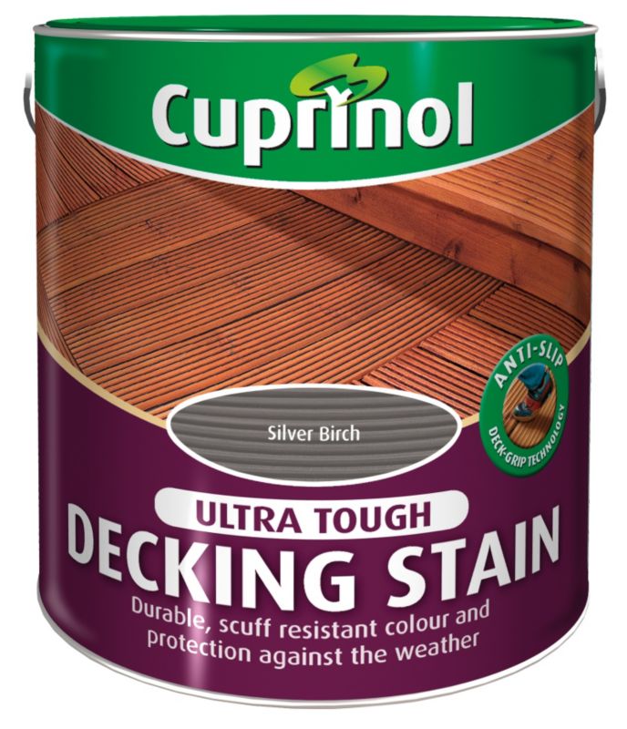 Cuprinol Ultra Tough Decking Stain Silver Birch 2.5L