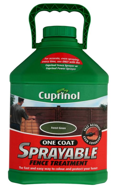 Cuprinol Sprayable Fence Treatment Forest Green 5L