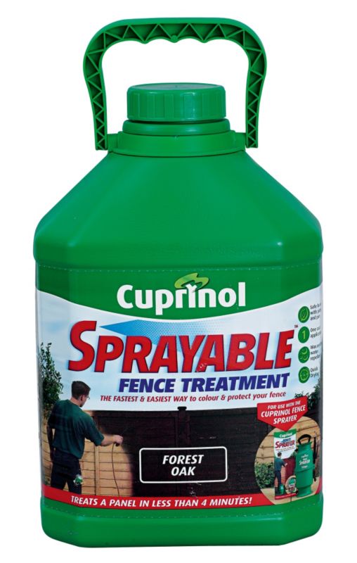 Cuprinol Sprayable Fence Treatment Forest Oak 5L