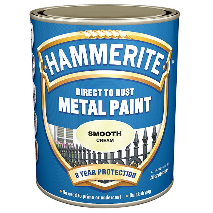 Hammerite Direct To Rust Smooth Cream 250ml