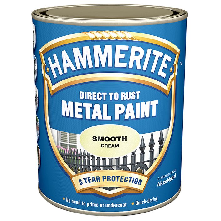 Hammerite Direct To Rust Smooth Cream 750ml