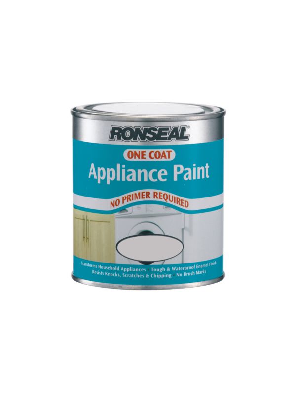 Ronseal One Coat Appliance Paint White 500ml