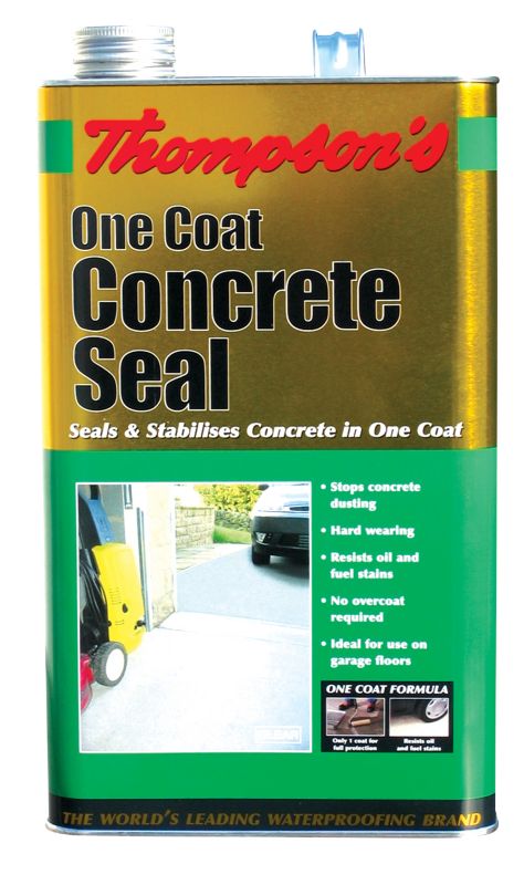 Thompson39s One Coat Concrete Seal Clear 5L